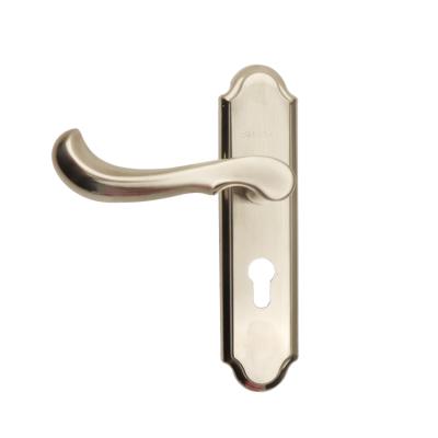 China All Kinds Of Wooden Doors Industrial Stainless Steel Sided Door Lock Handle Double Set Locks Lever Stainless Steel for sale