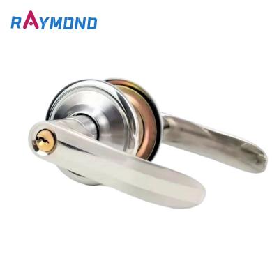 China Solid Wood Doors/Steel Cylindrical Type Handle Doors Stainless Steel Lock Set For Bedroom Security Door Lock Classic Design Solid Lever Handle Lock for sale