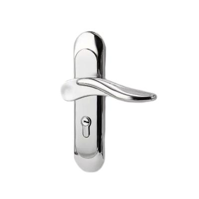 China Stainless steel stainless steel door lock and handle double handle panel door lock bedroom door lock for sale