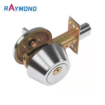 China Hot selling privacy function stainless steel deadbolt door lock cylinder single deadbolt and knob door lock combo set for sale