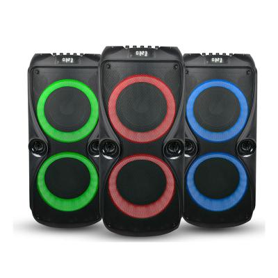 China 8 Inch Party DJ Bluetooth Speaker Wireless Karaoke Sound Box Private Machining Dual Speaker for sale