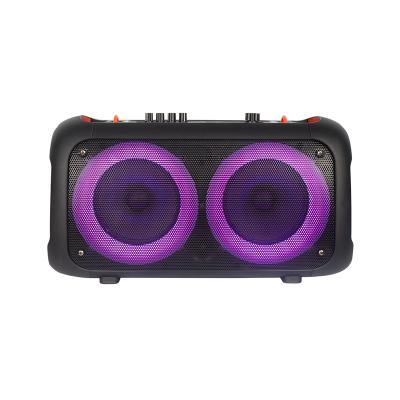 China Dual Party Wireless Speaker 6.5 Inch Portable BT Speaker With Shoulder Strap For Karaoke for sale