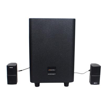 China SANSUI Q3 2.1 Mini System home theater DJ speaker box wireless home theater system with APP/USB/bluetooth for sale