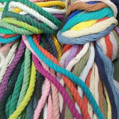 China Home Decor Macrame Cord Rope 100%Cotton 3mm Single Strand Cotton Macrame Rope from Macrame Maker for sale