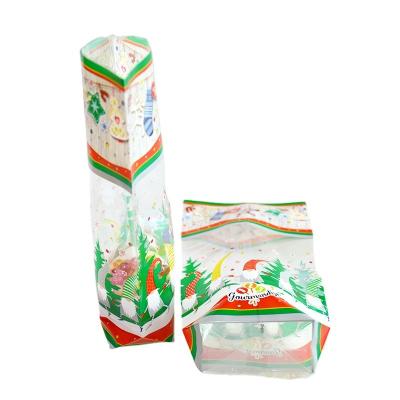 China Yiwu Zhejiang China Recyclable Opp Bag Cellophane Gusset Square Bottom Food Packaging Screen Printing Heat Seal BOPP TX Recyclable Accept for sale