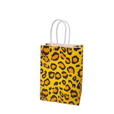 China Recycled Materials Ready To Ship Custom Stylish Recyclable Printed Luxury Handy Shopping Craft Fancy Christmas Gift Paper Bags With Handles for sale