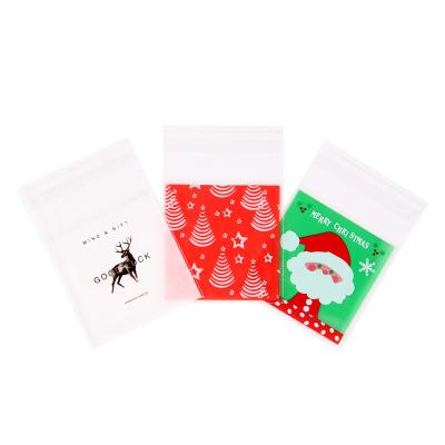 China Recyclable Clear Sealable Self Adhesive Plastic Seal Bags Small Candy Gift Bag for sale