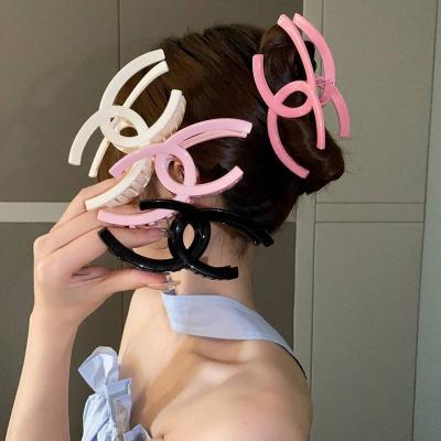 China Fashion Small Perfume Big Hair Claw Clips Hair Claw Clips Fashion Fixed Luxury Ladies Unique Hair Claw Clips Hair Accessories for sale