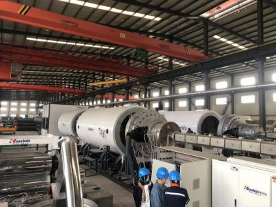 China PE Jacket Extrusion Line Polyurethane Foam Casing Case Shell Pipe Solution Te koop