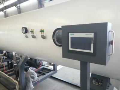 China Ppu-vorisolierte Rohr-Plastik-HDPE-Jackett-Hülle Rohr-Extrusionslinie Kunststoff-Extrusionsmaschine zu verkaufen