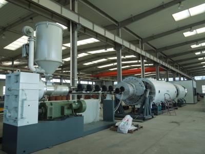 China Original factory of vacuum calibration PE pre insulated pipe production line for sale