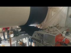 PUR Spray PE Wrap Pre-insulated Pipe Production Line