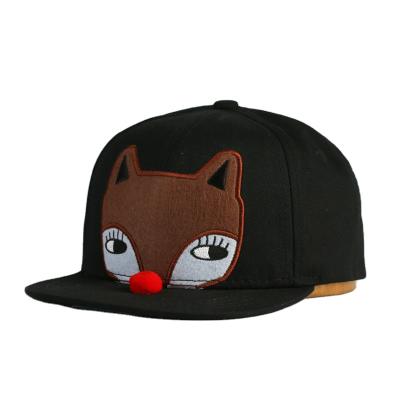 China 2021 Newest Design Kids Babies Cute Fox Snapback Hat Adjustable 2021 Success Sports Hats for sale