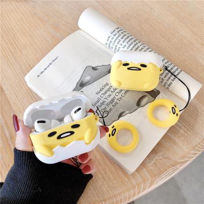 China Funny Cute Soft Silicone Wireless Earphone Case Fanshion Cartoon Egg Cover Device For Apple Airpod 3 pro for sale