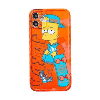 China Cute Cartoon Waterproof IMD Lens Back Cover Cell Silicone Cell Phone Case For iPhone13 12 11 pro XR X Xs 8 7 Max for sale