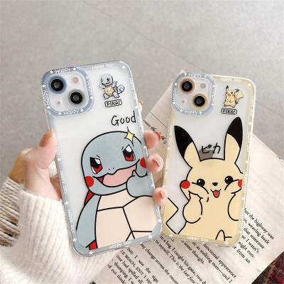 China Cute Shockproof Popular Cartoon Camera Cover Device Silicone Cell Phone Case For iPhone 11 12 13 pro plus max max X XR XS 7 8 for sale