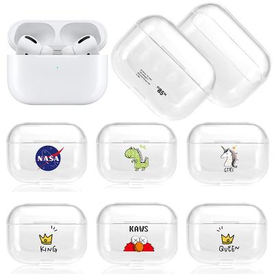 China Fashion factory customized TPU/PC painted cartoon hard and soft case for Apple AirPods pro for Airpods1/2 3 for sale