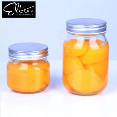 China Beverage Candy 150ml 300ml 500ml 1000ML 1500ml Mason Jar Glass Bottle For With Screw Cap Honey Glass Jar for sale