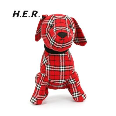 China Customized Modern Customized Funny Animal Door Stopper Decorative Red Door Stopper Dog Doorstop for sale