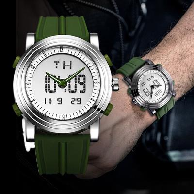 China Men's Digital Watch 50PCS MOQ Custom Logo Watches Chronograph Wristwatches Waterproof Quartz Sports Watch for sale