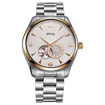 China Utime Brand Luxury Men Watch Stainless Steel Classic Fashion Design Mens Watches Mechanical Males Wristwatch Relogio Masculino for sale