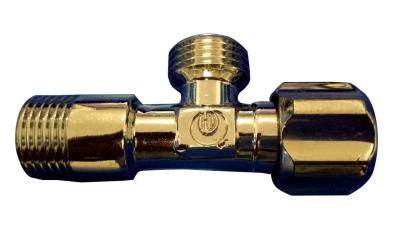 China Chrome Plated Basin Plumbing Valves Bathroom Angle Valve With Plastic Handle for sale