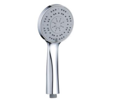 중국 Round shape one function chrome plating high pressure high flow water saving bathroom hand shower 판매용