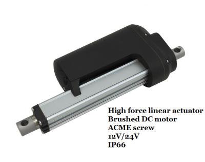 China water resistant electric linear actuators 12volt dc for broadcaster & tractor, high force linear actuator for sale