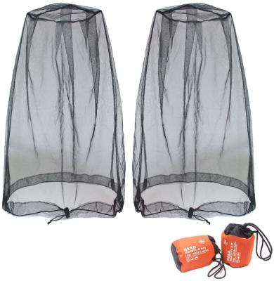 China Anti Dust Mite Mosquito Net Main Mesh, Insect Gnats Noseums Screen Net Face Neck Fly Netting Hood For Any Outdoor Lover With Carry Bags F for sale