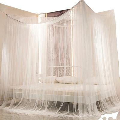 China Amazon Hot Sells 4 Post Hot Corner Bed Canopy Elegant Anti Dust Mite Curtain Net For Full/Queen/King Size Bed for sale