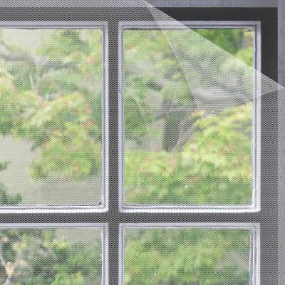 China DIY Modern Magnetic Adjustable Polyester Mesh Window Screen With Full-frame Magnet for sale