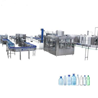 China Z Turnkey Project Automatic Drinking Water Drink Producing Filling Machine Bottling Line for sale