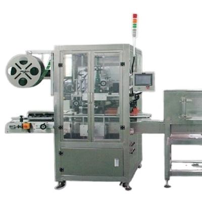 China Automatic Hot Vending Beverage Shrink Sleeve Labeling Machine With Tunnel And Steam Shrink Generator for sale