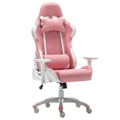 China Best Ergonomic Swivel Gaming PC Silla Gamer Pink Chair Recliner Gaming Cooling Chair for sale