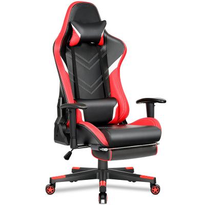 China (Height)Adjustable High Back Adjustable Arm Office Set Racing Chair With Lumbar Support And Headrest for sale