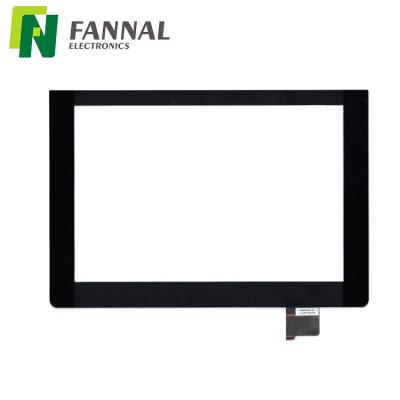 China pantalla táctil de PCAP de la pantalla táctil barata 10,1” para el interfaz industrial de los usos COF I2C capatible al OS multi en venta