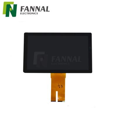 China 15,6” exhibiciones grandes de los lvds del tamaño de los proveedores de los paneles táctiles para el hmi industrial compatible con los guantes y el vidrio de cubierta grueso en venta