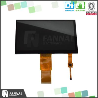 China Industrial PDA 7 Inch Touch Panel With TTL / I2C Interface , 800x480 Resolution for sale