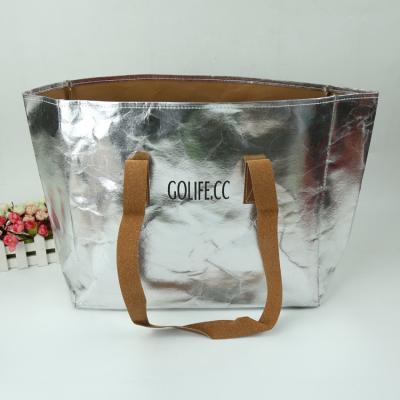 China Hot Selling High Quality Recyclable Tote Storage Washable Kraft Paper for Bag Making for sale