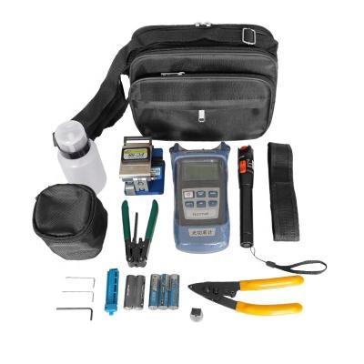 China Wholesale FTTH FTTB FTTX Network FTTH Fiber Optic Tool Kit With Power Meter/VFL/Fiber Optic Cleaver for sale