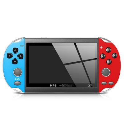 China Mp5 Player/Camera/Music/Movie/EBook/Compute 2022 Kids Gifts X7 Retro Portable Video Game Console Built In 8GB x7 Plus 4.3 Inch 64Bit Handheld Classic Game Player for sale