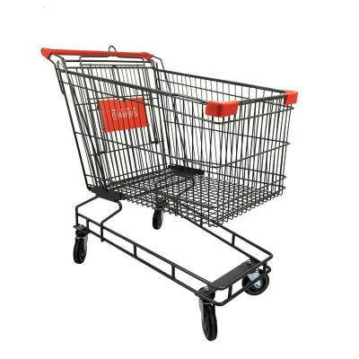 China Unveiling Goods Australian Stainless Steel Supermarket Retail Metal Shopping Cart For Sale for sale