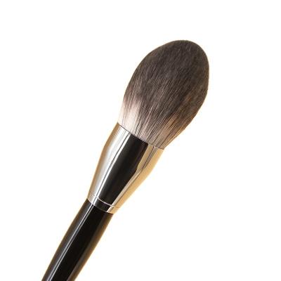 China Professional Multicolor Wooden Smudge Brush OEM Handle Makeup Brush for sale