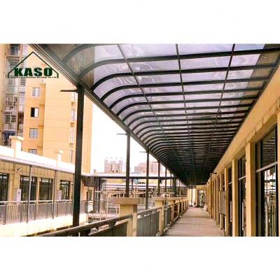 China UV Resistant Intimidating Siding Philippine Canopy Awining Sheet Polycarbonate Tent Hollow Bracket for sale