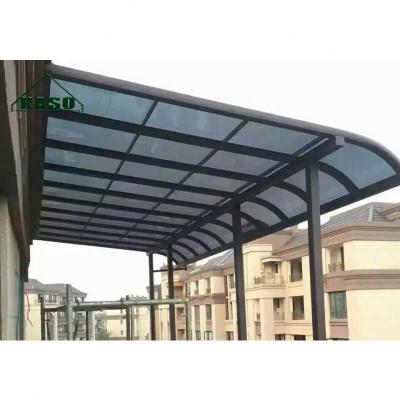 China Polycarbonate UV Resistant Tent Manual Greenhouse Diy Awning Out Door Canopies Outdoor Retractable Heavy Duty Patio Covers for sale