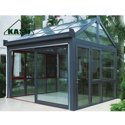 China Water Proof Fashion Design Glass Aluminum Profile Glass Sunroom for sale