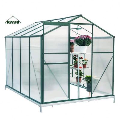 China Manufacturer Free Standing Small Wall Greenhouse One Tier Mini Greenhouse Tool House 4Mm Easily Assembled PC for sale