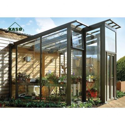 China High Grade Elegant English Style Orangery Classic Glass Greenhouse Easily Assembled for sale