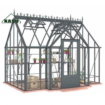 China Easily Assembled Aluminum Frame Four Season Sunroom Prefab Small Sunroom for sale