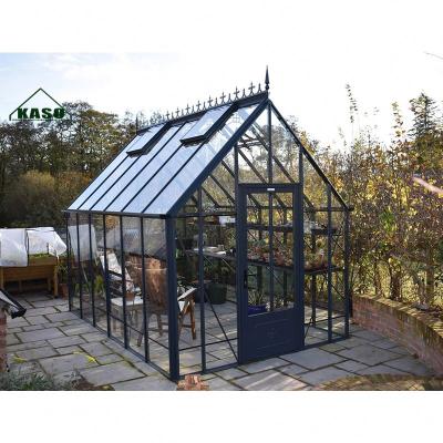 China 2496X1886X2270Mm Durable Easily Assembled Portable Metal Frame Orangery Cheap Greenhouses For Sale for sale